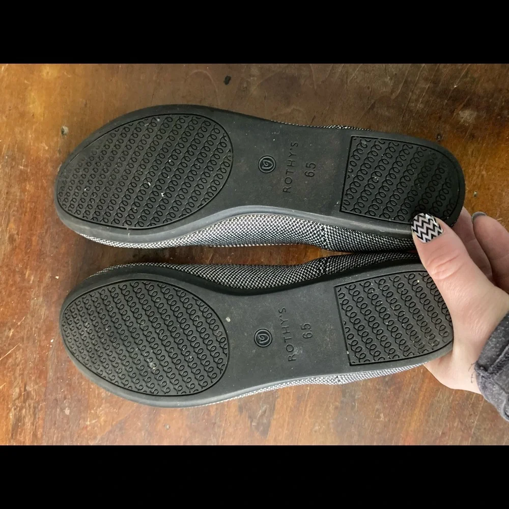 SOLD Grey Birdseye “The Flat” Women’s Size 6.5 - EUC! - Picture 9 of 16